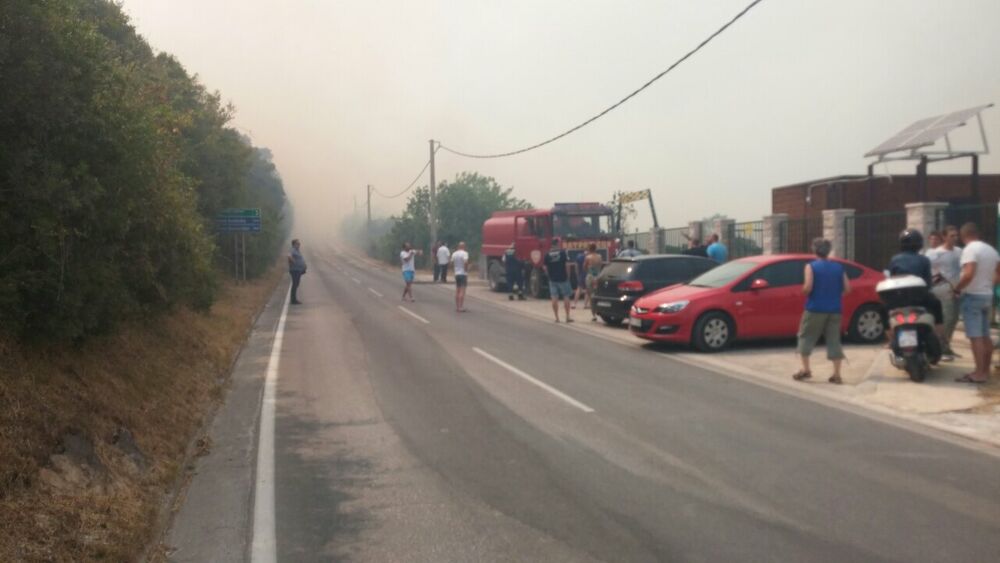 Kotor magistrala požar