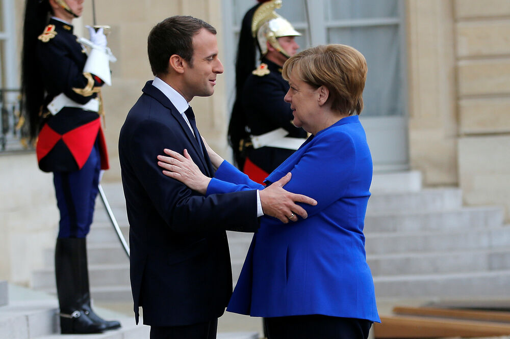 Angela Merkel, Emanuel Makron, Foto: Reuters