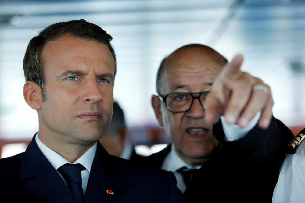 Emanuel Makron, Žan Iv le Drijen, Foto: Reuters