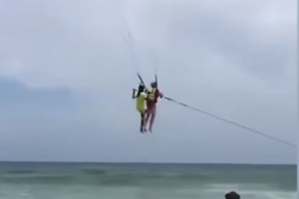 Parasejling, nesreća, Foto: Screenshot (YouTube)