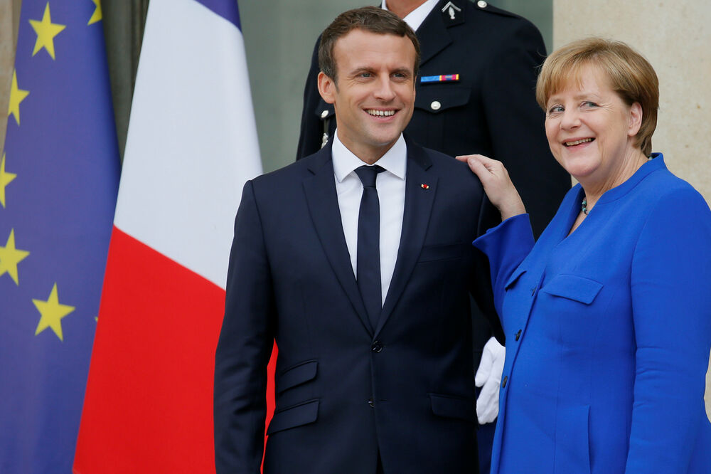 Emanuel Makron, Angela Merkel, Foto: Reuters