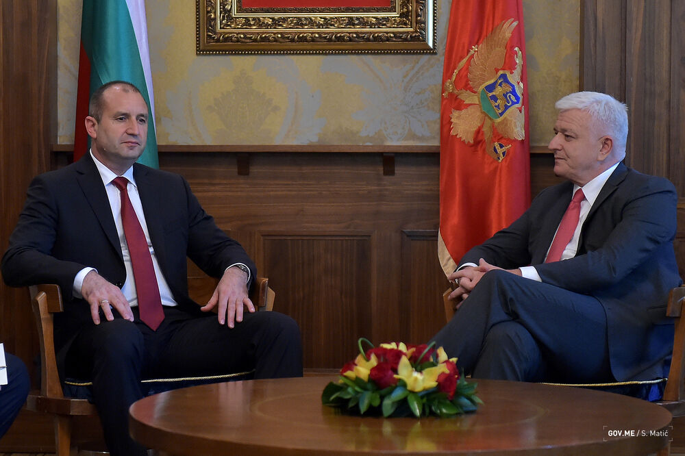 Duško Marković, Rumen Radev, Foto: Gov.me/S. Matić