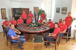 Matijević novčano nagradila pripadnike Službe zaštite i spašavanja...