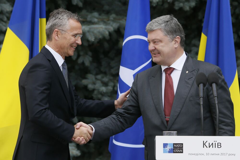 Petro Porošenko, Jens Stoltenberg, Foto: Reuters