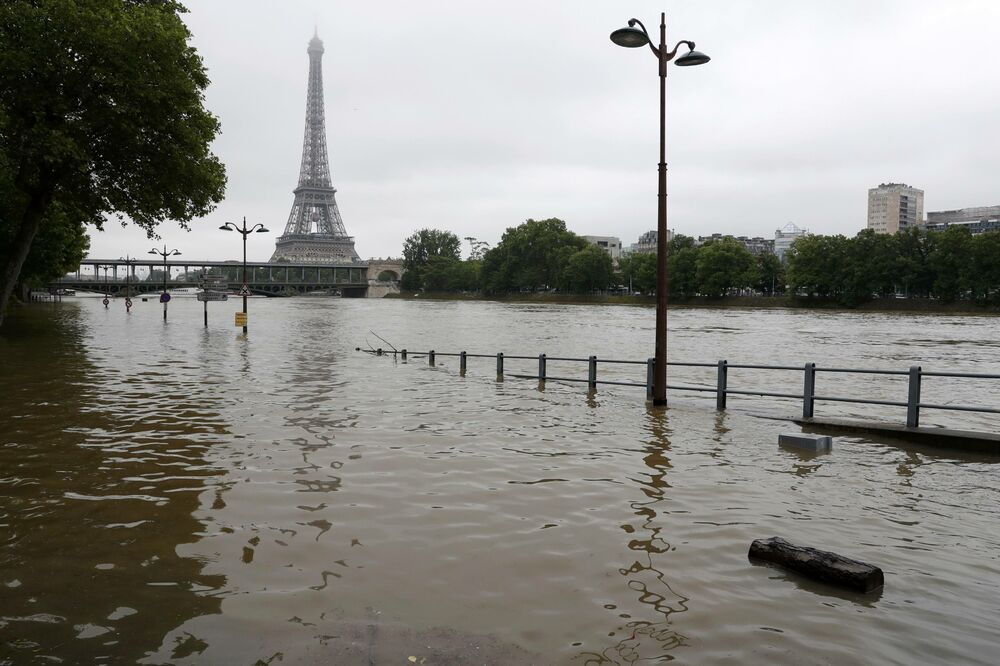 Pariz poplave, rijeka Sena, Foto: Reuters