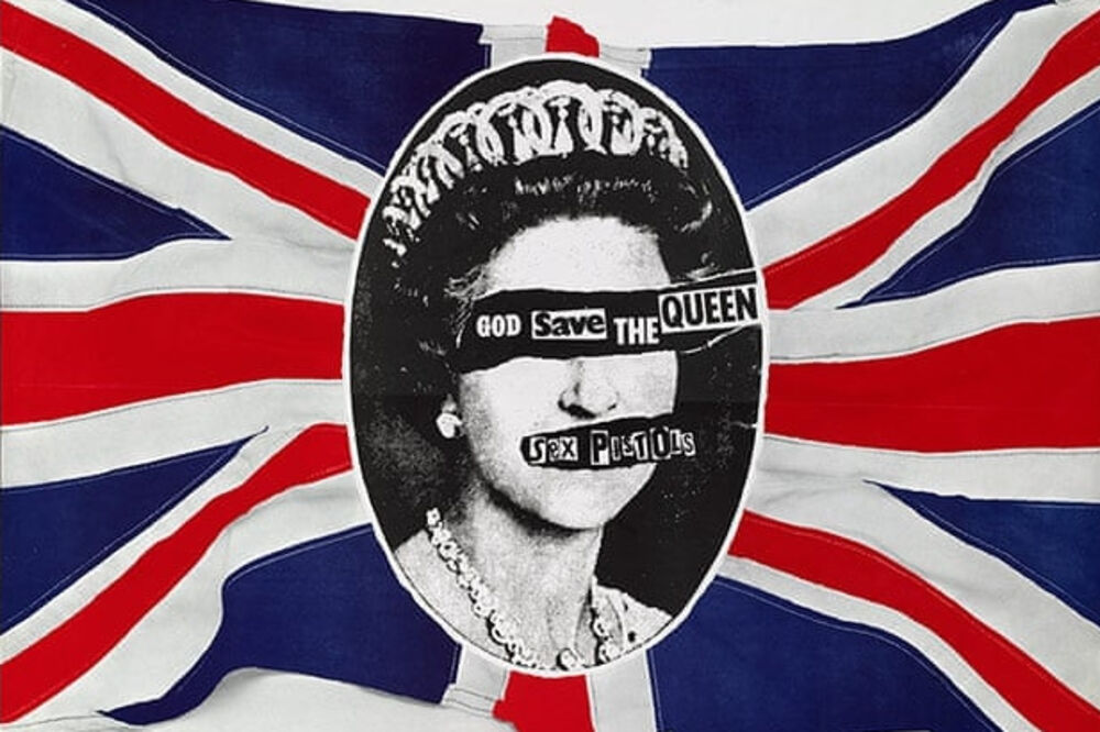 Omot albuma ​Sex Pistolsa “God Save the Queen”, Foto: Jamie Reid