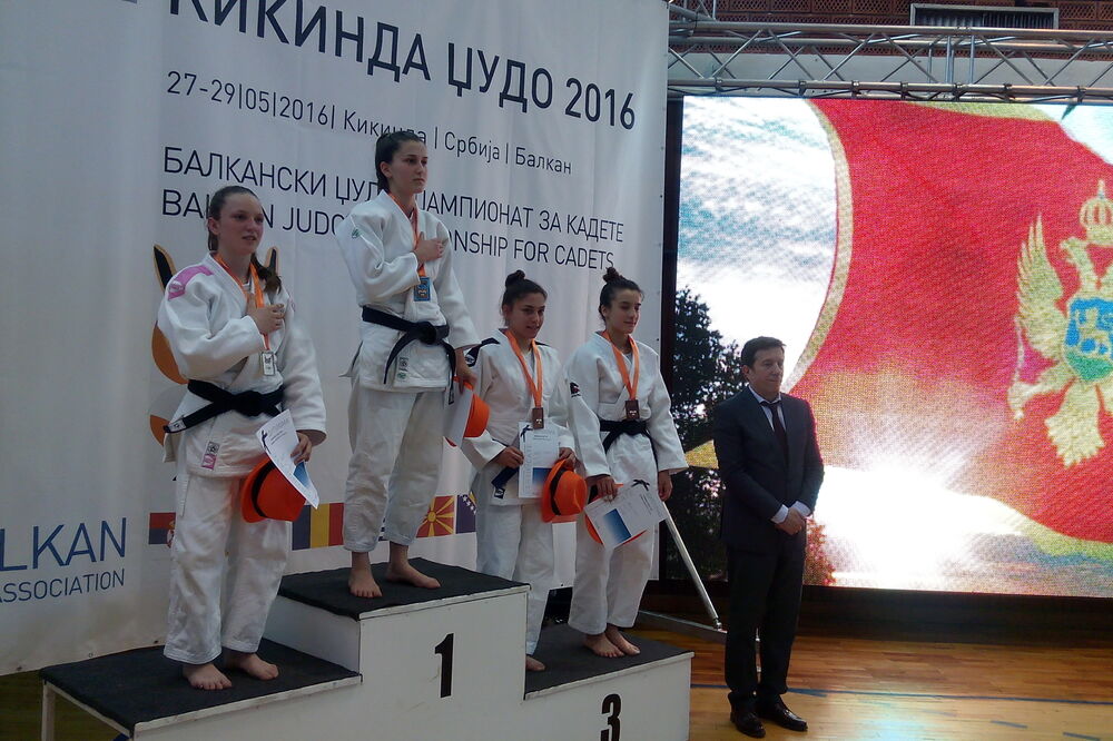 Tamara Gardašević i Elma Ličina, Foto: Džudo savez Crne Gore