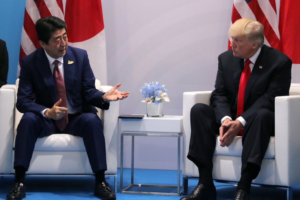 Šinzo Abe, Donald Tramp, Foto: Reuters
