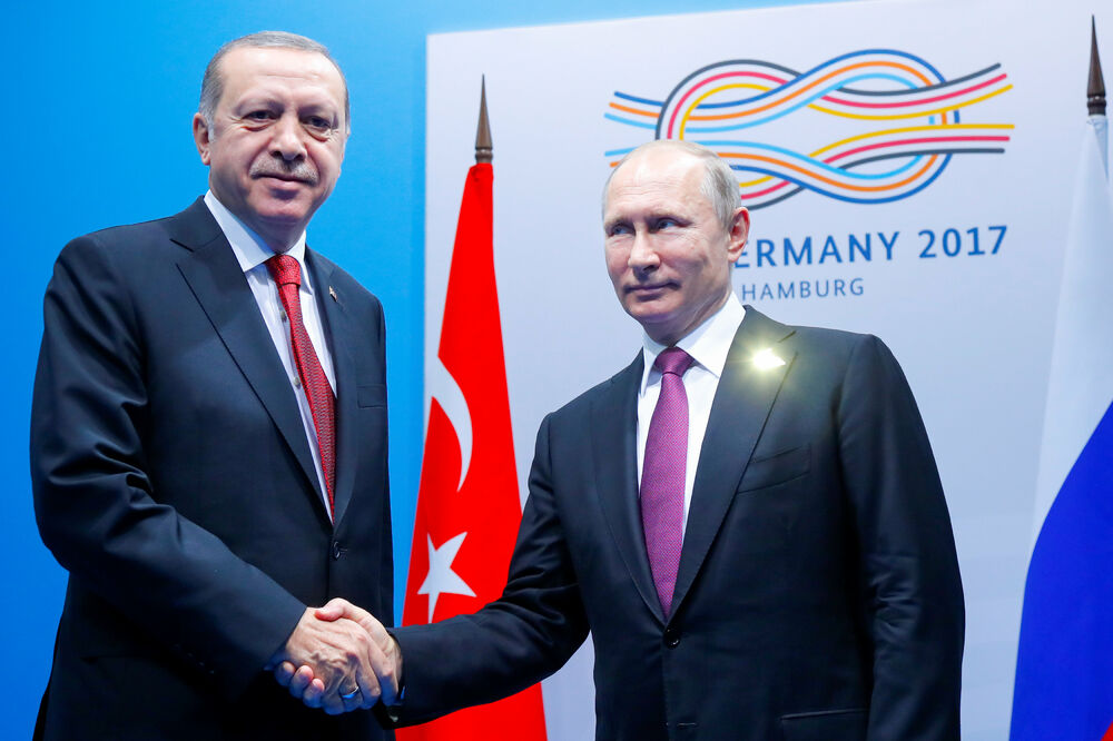 Redžep Tajip Erdogan, Vladimir Putin, Foto: Reuters