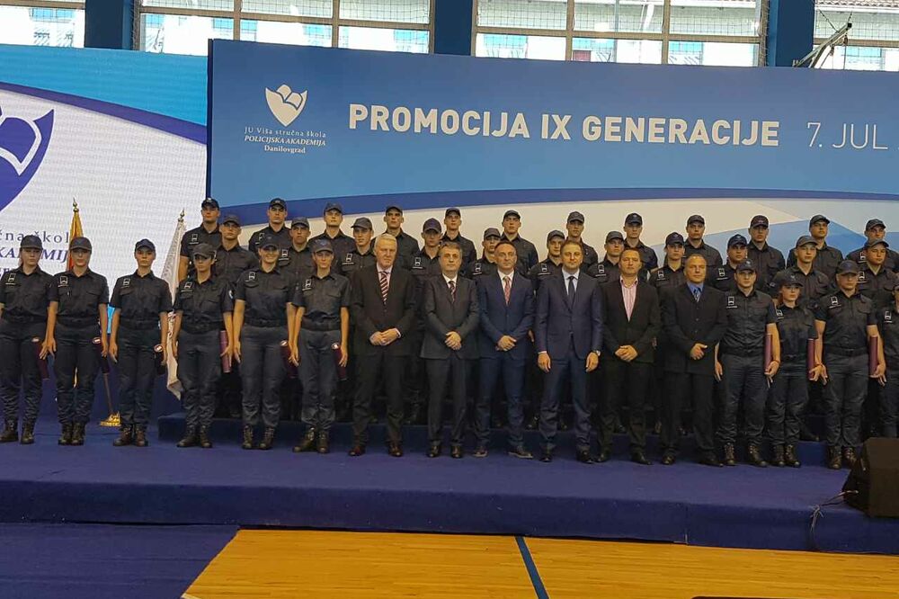 Policijska akademija polaznici, Foto: Mps.gov.me