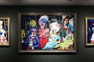 Tivat: Art performans Bredli Teodora ispred galerije Gayo