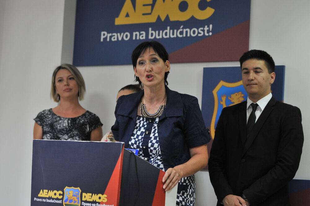 Anka Vukićević, pres Demos, Foto: Savo Prelević