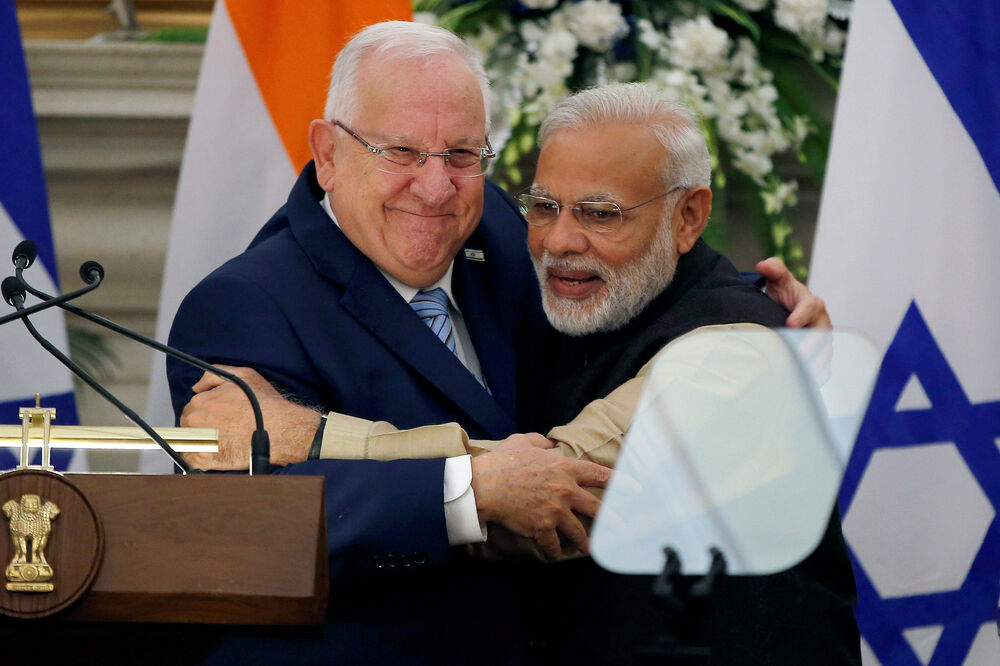 Reuven Rivlin, Narendra Modi, Foto: Reuters