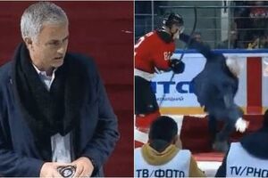 Pogledajte kako se Murinjo snalazi na ledu: Izgubio tlo pod nogama