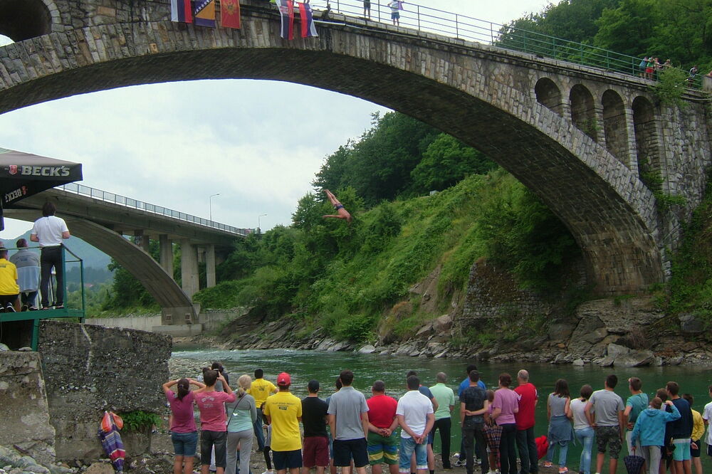 skokovi u vodu, Mojkovac, Foto: Privatna arhiva