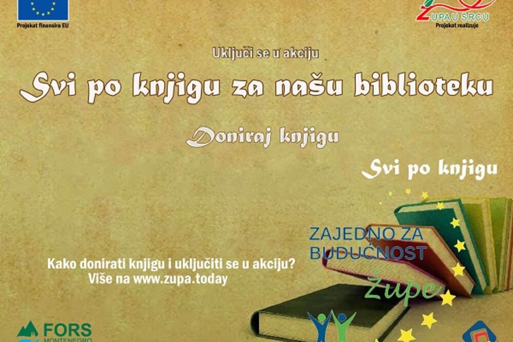 Svi po knjigu za našu biblioteku, Foto: NVO "Župa u srcu"