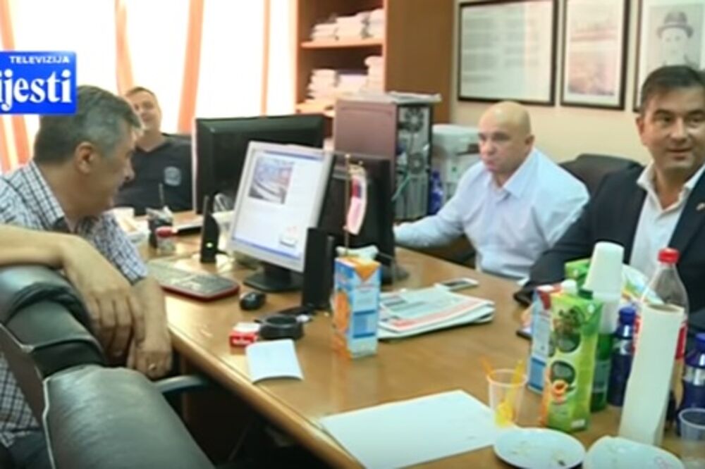 Milutin Đukanović, Slaven Radunović, Janko Vučinić, Nebojša Medojević, Foto: Screenshot (TV Vijesti)