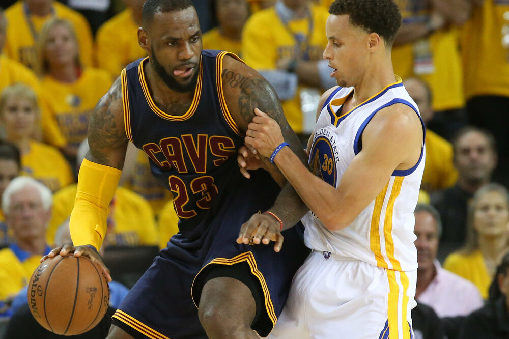 Lebron Džejms i Stef Kari, Foto: Www.cleveland.com