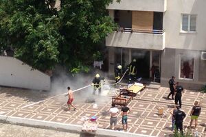 Budva; Požar u prizemlju zgrade "Ražnatović", kriminalistika...