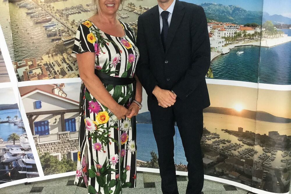 Snežana MAtijević, Kristijan Poša, Foto: Opština Tivat