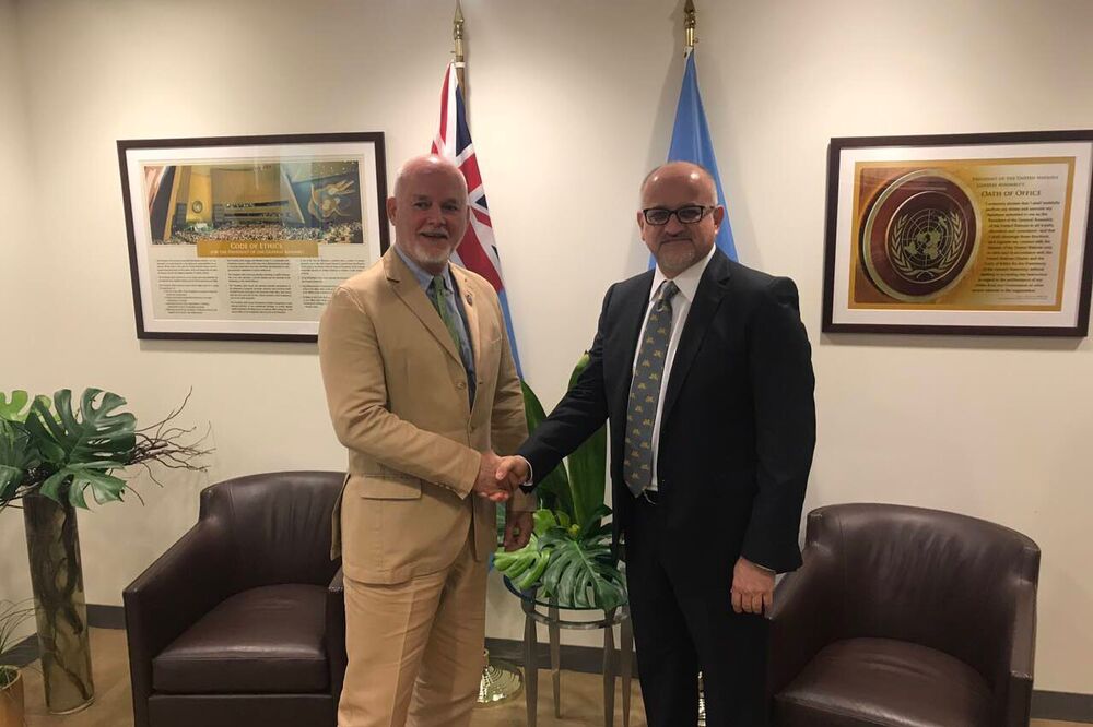 Srđan Darmanović, Piter Tomson, Foto: Ministarstvo vanjskih poslova