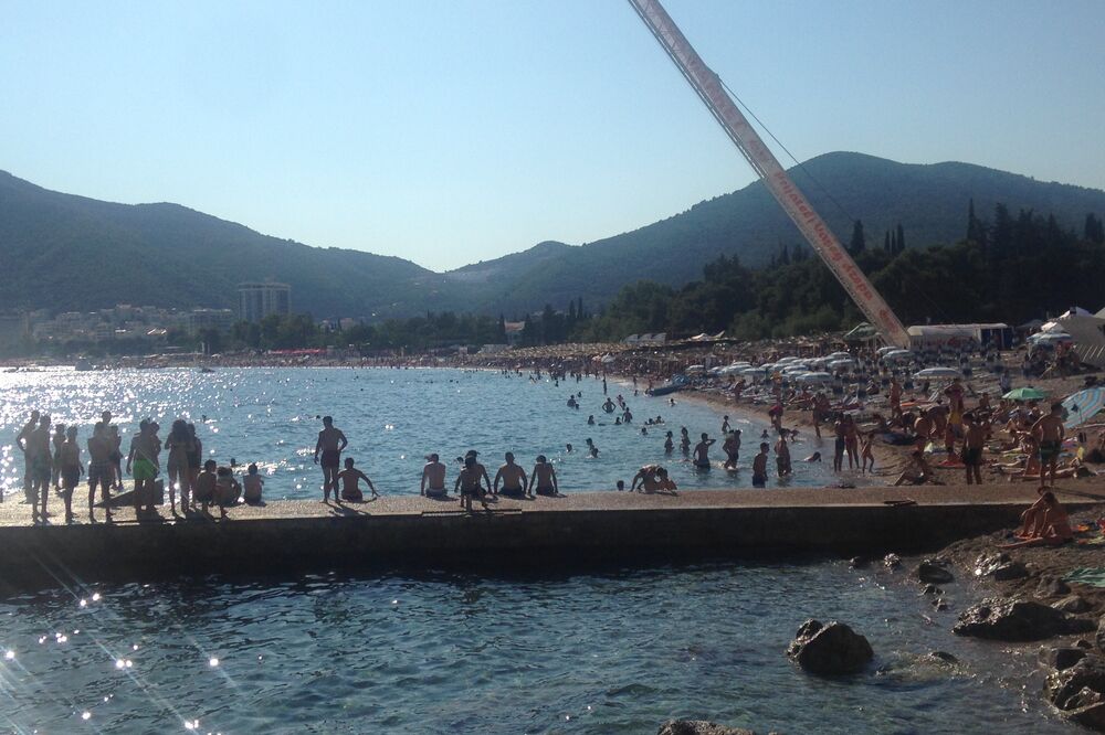 Budva plaža, Foto: Vuk Lajović