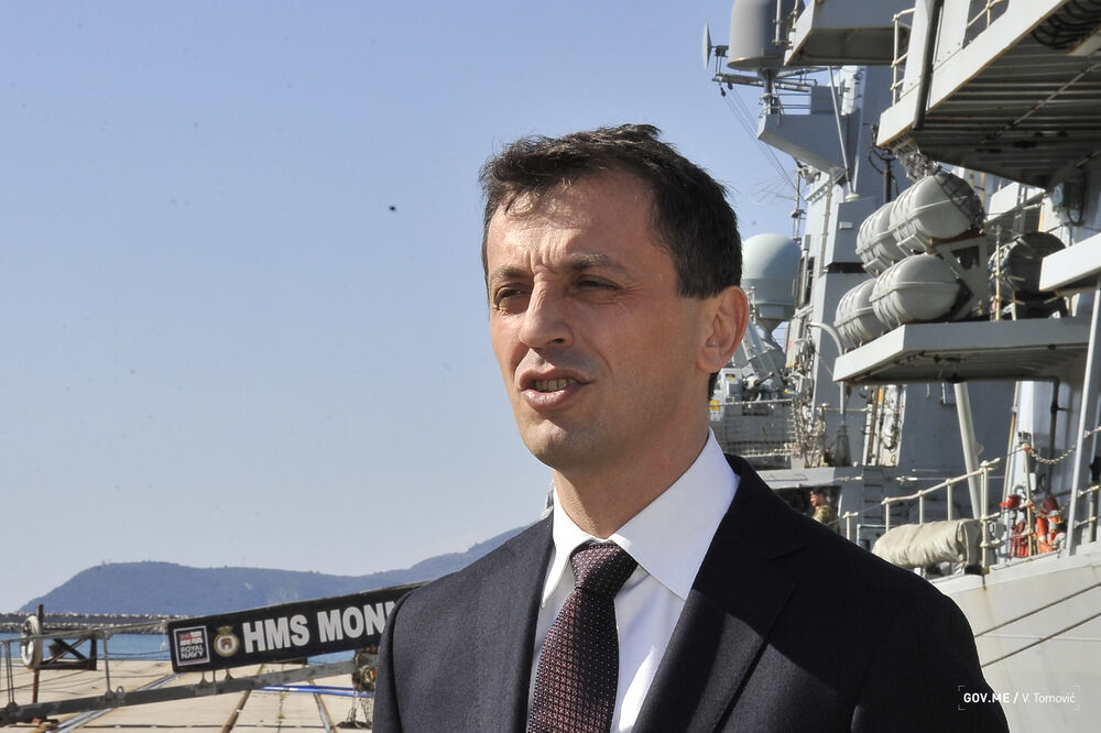 Predrag Bošković, posjeta Fregata, Foto: Vlada Crne Gore