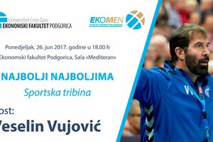 Vuja drži predavanje na Ekonomskom fakultetu