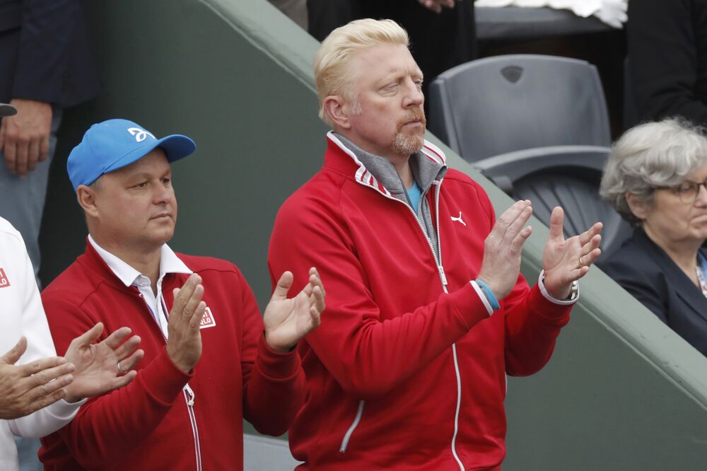 Boris Beker i Marjan Vajda, Foto: Reuters