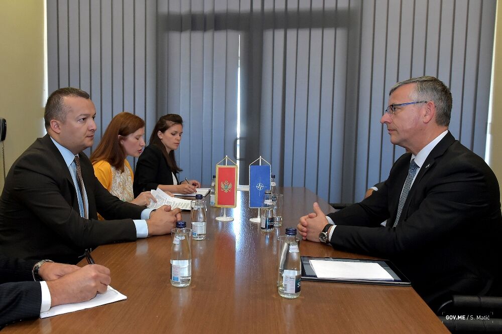 František Mičanek, Slobodan Filipović, Foto: Ministarstvo odbrane Crne Gore