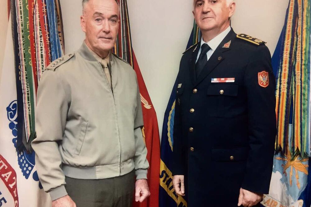 Džozef Danford, Ljubiša Jokić, Foto: Ministarstvo odbrane Crne Gore