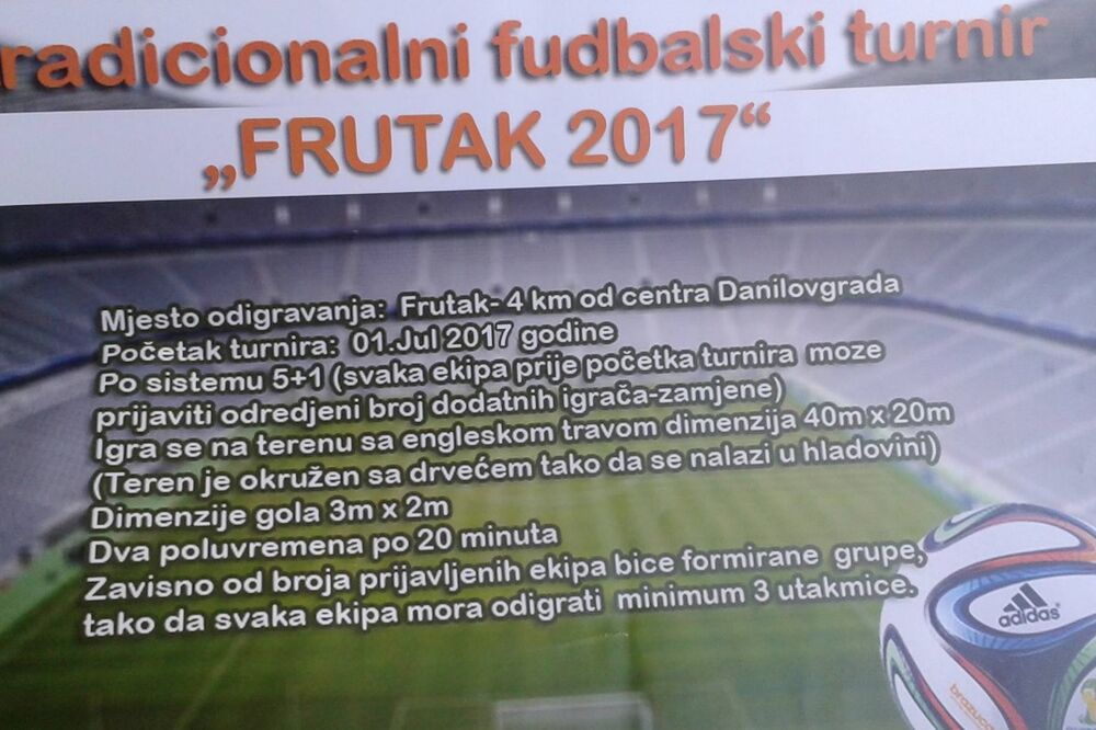 "Frutak 2017" turnir u malom fudbalu, Foto: Privatna arhiva