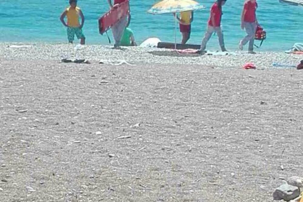 Slovenska plaža, nesreća, Foto: Čitalac "Vijesti"