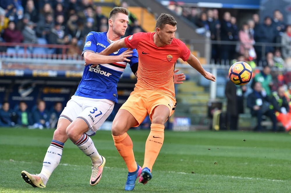 Milan Škrinjar Edin Džeko, Foto: Gazzetta dello sport