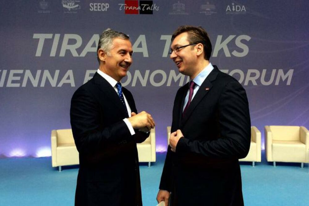 Milo Đukanović, Aleksandar Vučić, Foto: Betaphoto