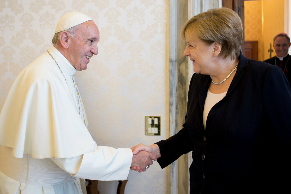 Angela Merkel Papa Franjo, Foto: Reuters