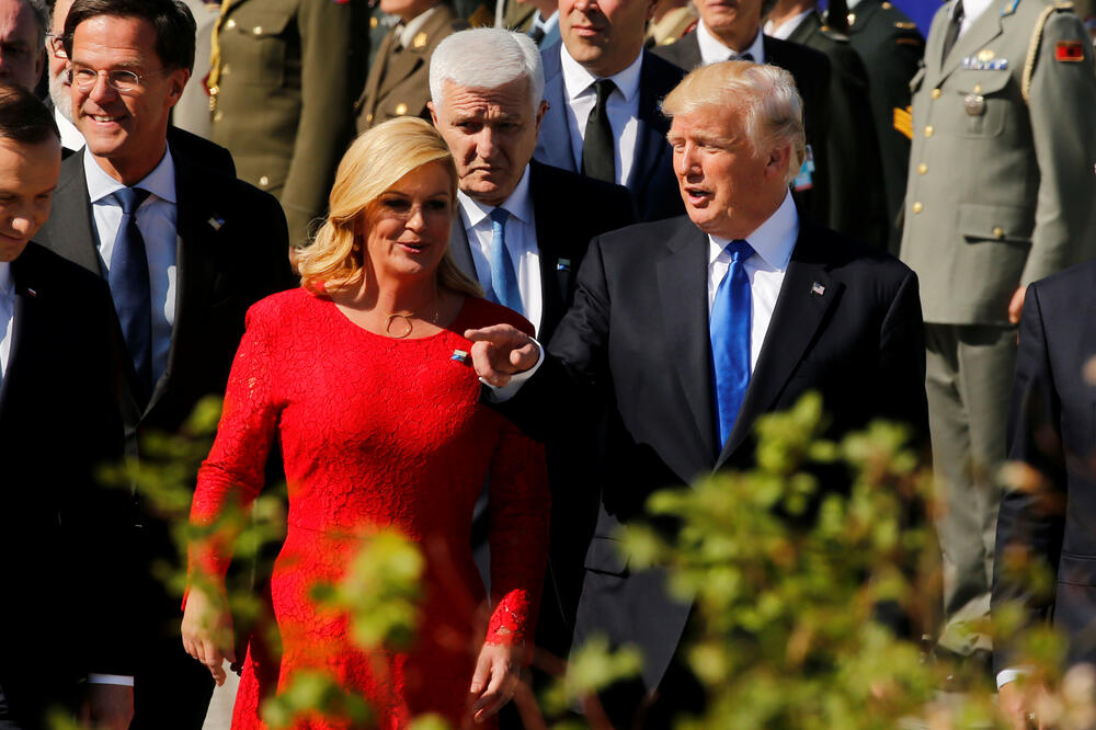 Kolinda Grabar Kitarović, donald tramp, Duško Marković, Foto: Reuters