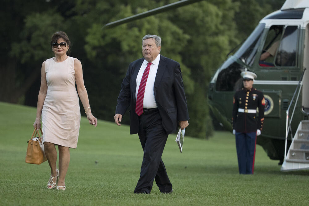 Viktor Knavs, Melanijini roditelji, Foto: Beta-AP