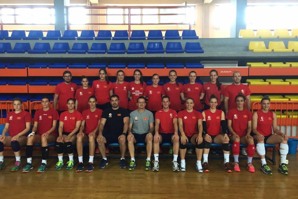 Odbojkašice Crne Gore, Foto: OSCG