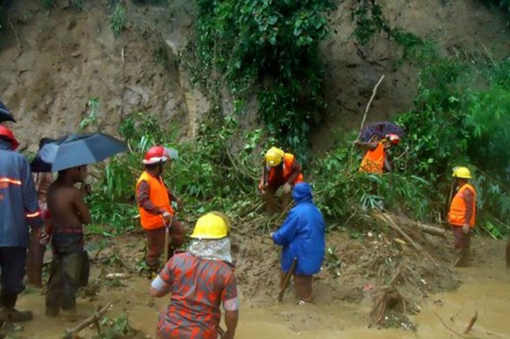 Bangladeš klizište, Foto: Twitter.com