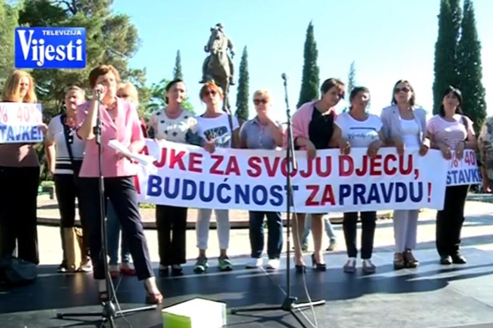 protest majki, Foto: Screenshot (TV Vijesti)