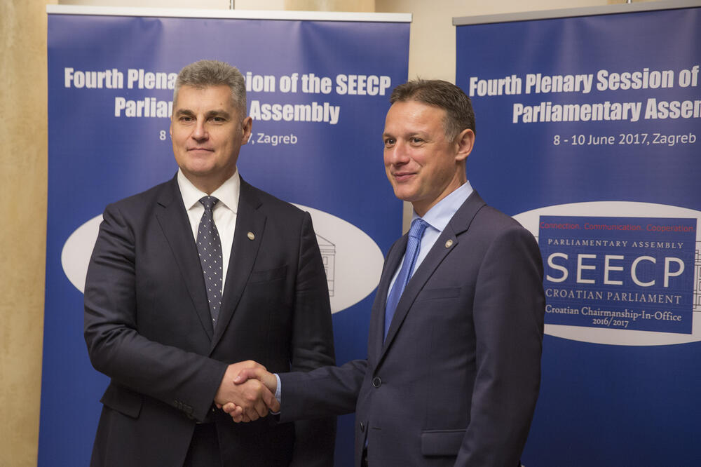 Ivan Brajović, Gordan Jandroković, Foto: Skupština Crne Gore