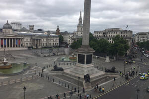 London: Evakuisan Trafalgar skver