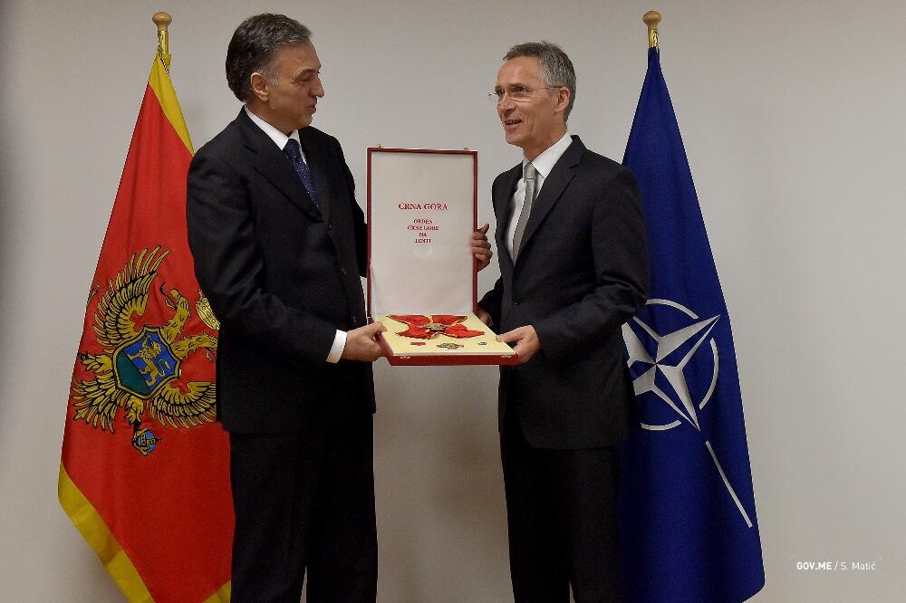 Filip Vujanović, Jens Stoltenberg, Foto: Kabinet predsjednika Crne Gore