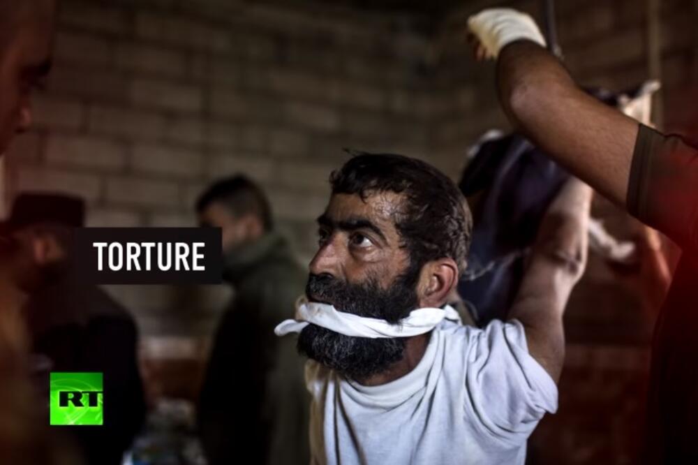 Mučenje, Irak, Foto: Screenshot (RT)