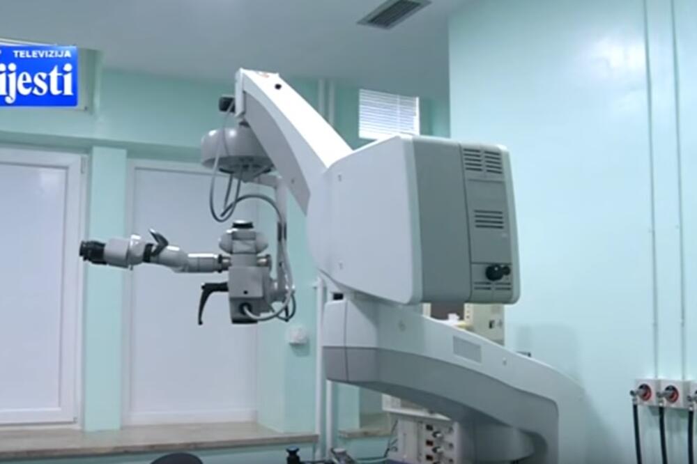 Klinika za očne bolesti, operaciona sala, Foto: Screenshot (TV Vijesti)