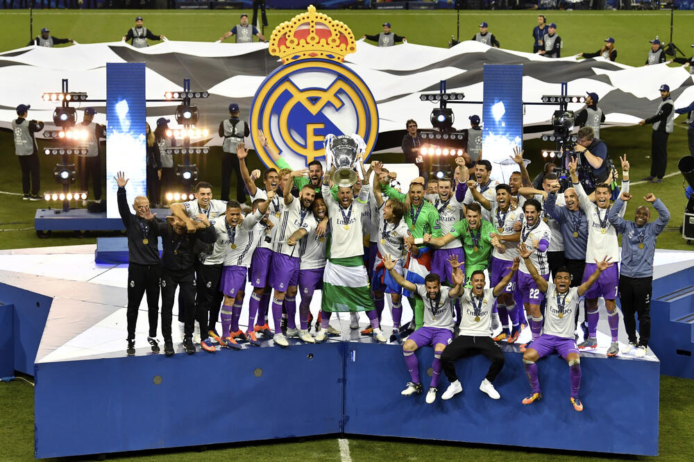 Real Madrid - Juventus slavlje, Foto: Reuters