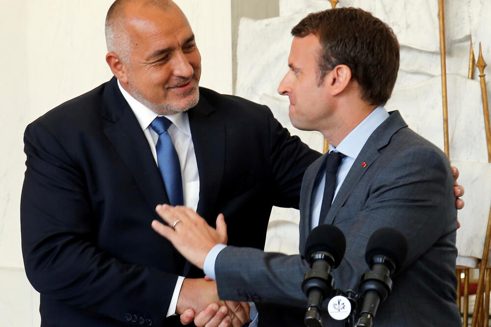 Bojko Borisov i Emanuel Makron, Foto: Reuters