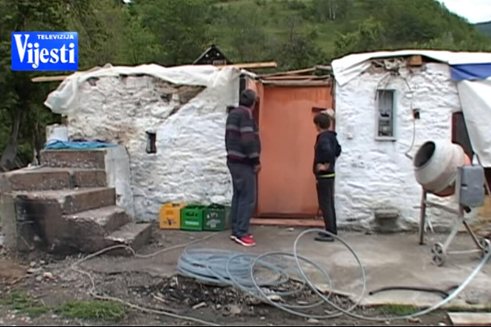 Moračanin, kuća, požar, Foto: TV Vijesti (Screenshot)