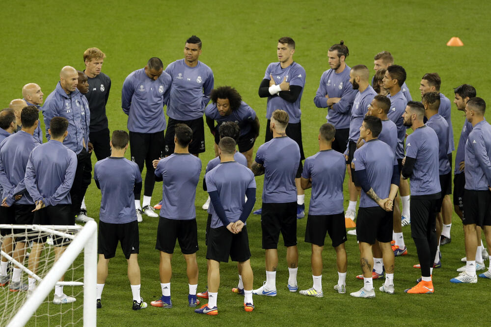 Real trening, Kardif, Foto: Beta/AP